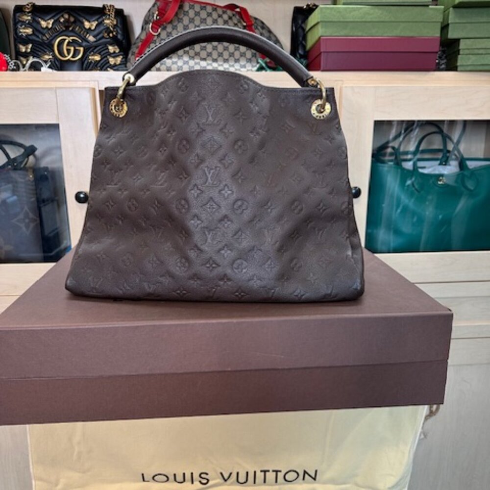Louis Vuitton LV Dark Brown Monogram Artsy MM